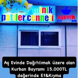 Kurban Bayramı Aş Evin’e Desdek 15.000 TL